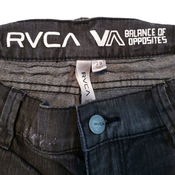 RVCA Jeans Size 29 VA Balance Of Opposites Women's Skinny Jeans Denim Pants - Picture 5 of 8